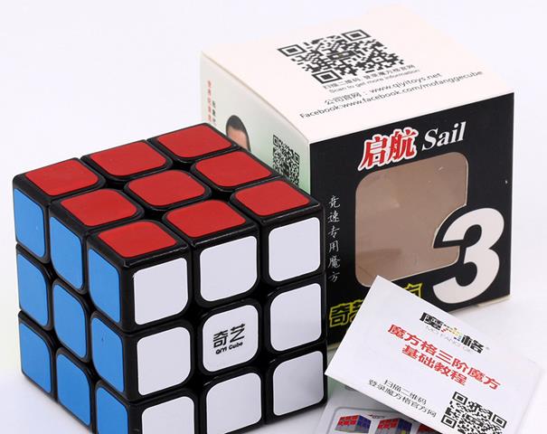KOSTKA MAGICZNA RUBIK QIYI SAIL CZARNA NOWOŚĆ - obrazek 3