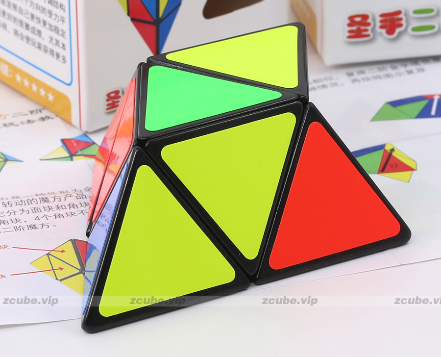 KOSTKA ORYGINALNA SHENGSHOU PYRAMORFIX 2/2 RUBI - obrazek 2