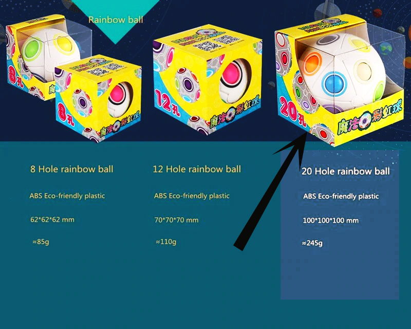 MAGIC RAINBOW BALL 20 KULEK BIG MAGIC!! NOWOŚĆ 2020 - obrazek 4