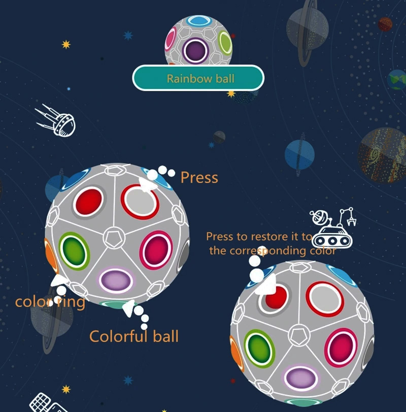 MAGIC RAINBOW BALL 20 KULEK BIG MAGIC!! NOWOŚĆ 2020 - obrazek 3