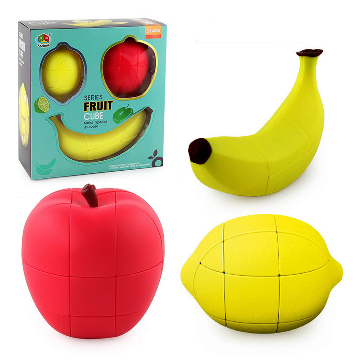 ZESTAW OWOCOWY - RUBIK DEFORMATION CUBES-3 KOSTKI - obrazek 6