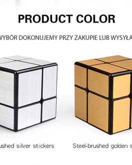 ORYGINALNA KOSTKA MIRROR CUBE 2×2 QIYI gold/silver