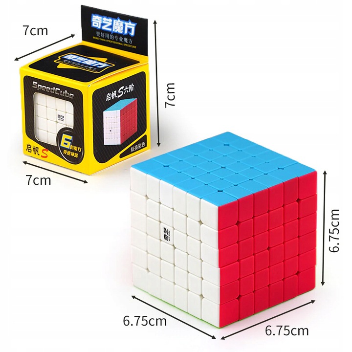 KOSTKA 6x6 qifanS qiyi stricerless - obrazek 2