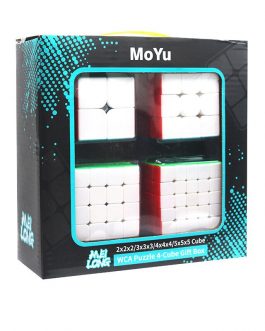 Zestaw kostek MoYu Meilong 2×2 3×3 4×4 5×5 color