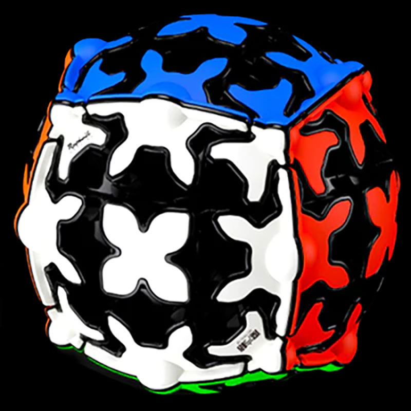 Kostka Magiczna Gear cube Sphere zębatki - obrazek 3