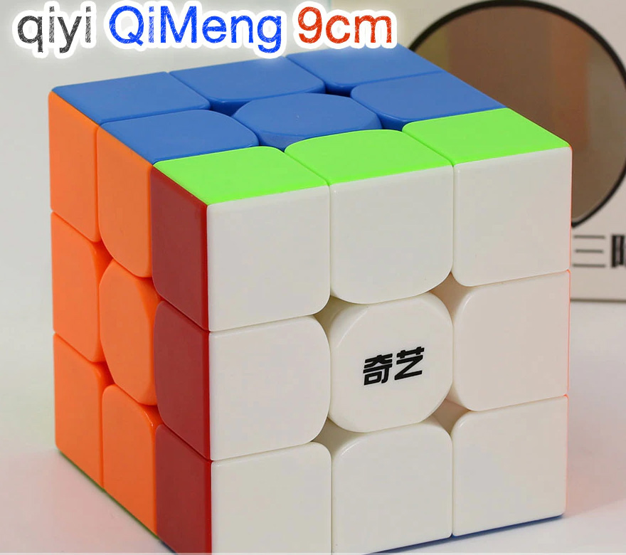 Kostka QiYi QiMeng Plus 3x3x3 9.0 cm Stickerless - obrazek 3